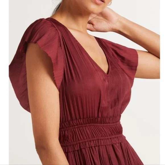 Roan + Ryan Talulah Wine Holiday Dress - Picture 3 of 12